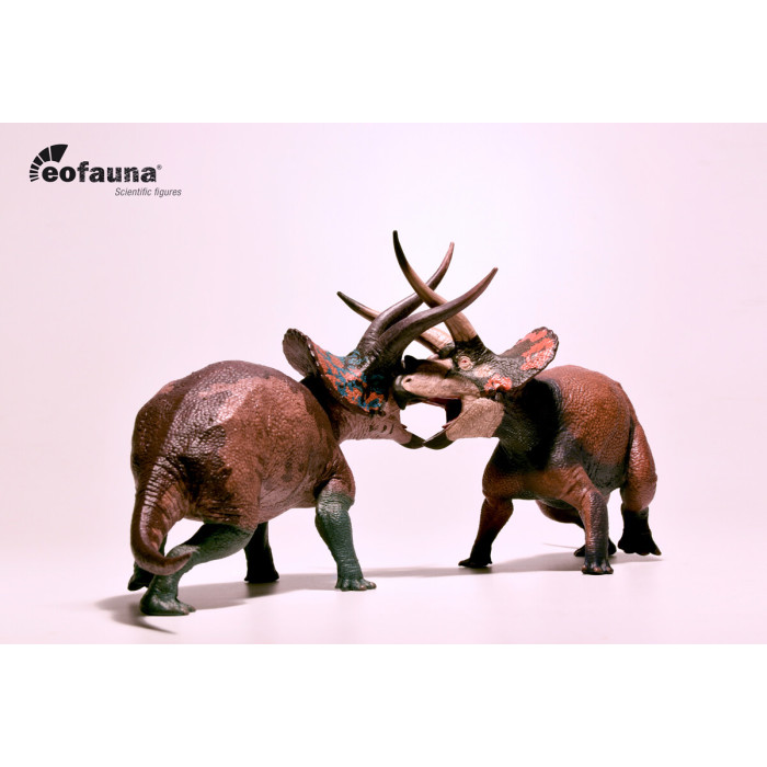 Figurine Triceratops sp. Eofauna : Un Prédateur Apex du Crétacé dans Votre Collection