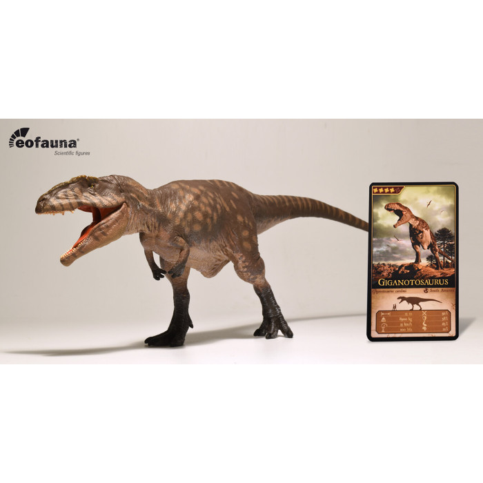 Figurine Giganotosaurus par Eofauna - Dinosaure théropode du Crétacé