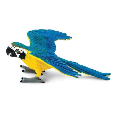 Figurine Ara Bleu et Or - Safari Ltd® 264029 | Jouet réaliste | Matériel pédagogiqueAnimaux Montessori