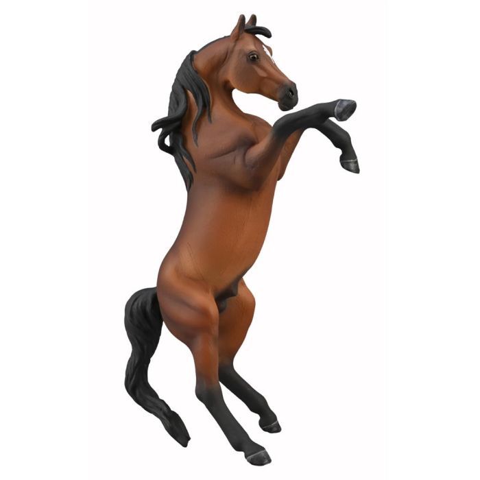 Étalon Arabe Se Cabrant CollectA - Robe Bai | Figurine Réaliste de Cheval 88993