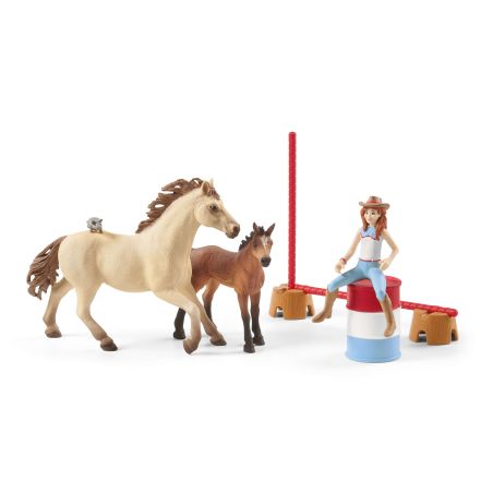 L'entrainement au ranch Schleich - Figurines Horse Club 14pcs