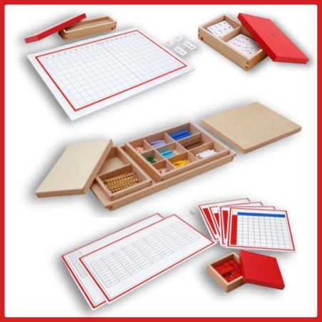 Ensemble Complet d’Addition Montessori - Outil Éducatif pour les Enfants de 3 à 6 ans