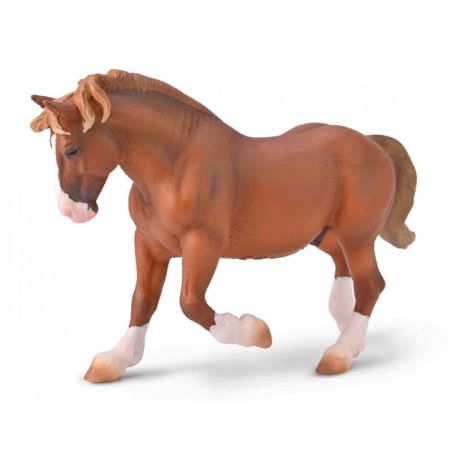 Étalon Breton de Trait Alezan Deluxe - Découvrez la Puissance Équine avec CollectA