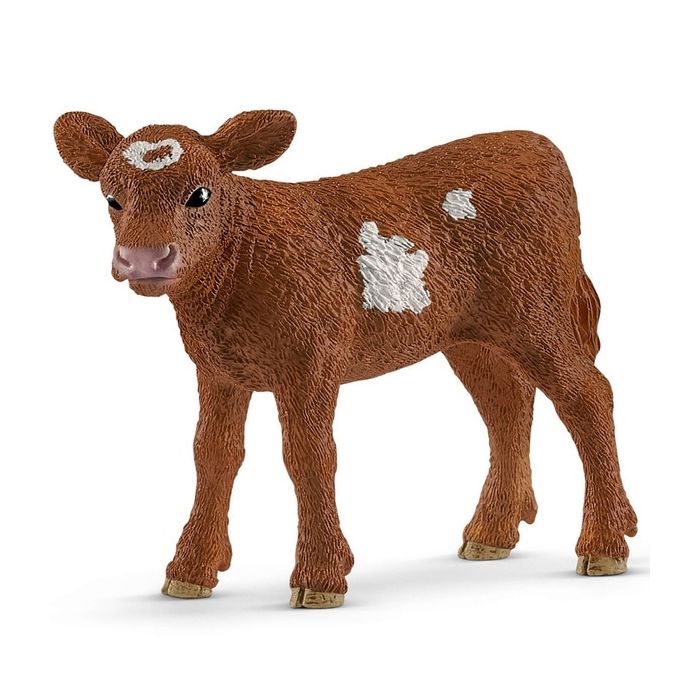 Figurine Veau Texas Longhorn Schleich 13881 - Réplique réaliste pour l'Éducation - Animaux de la ferme