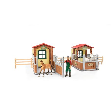 Visite de l'Écurie Ouverte Schleich 72116 - Set Équestre Réaliste (16pcs)