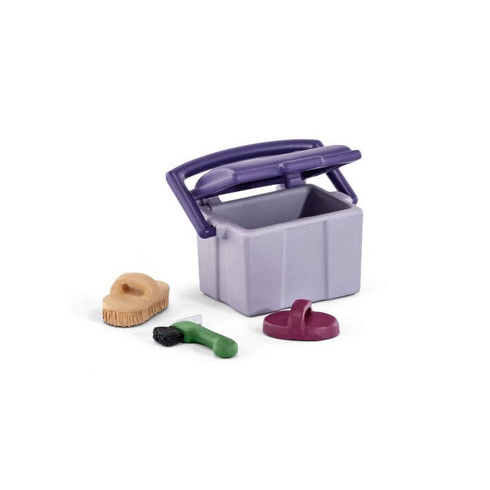 Kit de Soin Équestre Schleich 42283 - Accessoires de Toilettage pour Chevaux