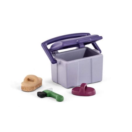Kit de Soin Équestre Schleich 42283 - Accessoires de Toilettage pour Chevaux