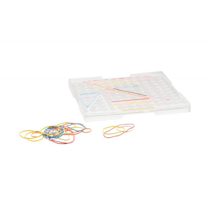 Géoplan transparent Grand Modèle: Outil Pédagogique pour la Géométrie Créative