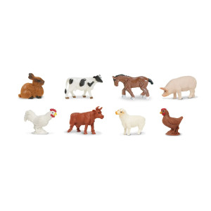 Mini Figurines Animaux de la Ferme Safari Ltd® | Éducatives pour Découverte Agricole