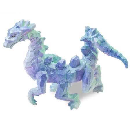 Crystallion, le Gardien des Trésors Oubliés - Figurine Dragon à Collectionner