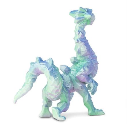 Crystallion, le Gardien des Trésors Oubliés - Figurine Dragon à Collectionner