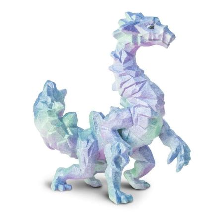 Crystallion, le Gardien des Trésors Oubliés - Figurine Dragon à Collectionner