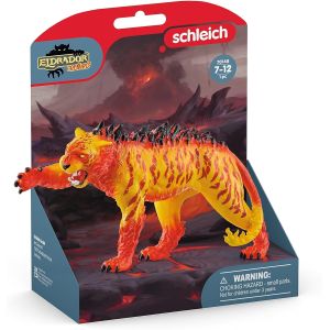 Tigre de lave Schleich Eldrador - Figurine féroce qui crache du feu