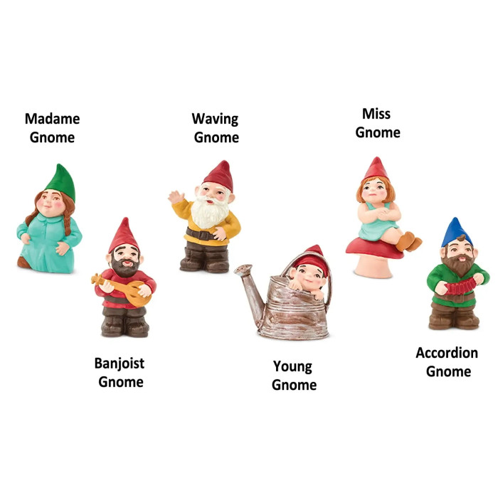 Famille de Gnomes -Tube Safari Ltd | Un Monde Féerique à Portée de Main