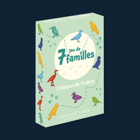 Oiseaux de France - Jeu de Cartes 7 Familles | Apprendre les Oiseaux en S'amusant | LesMinis.fr