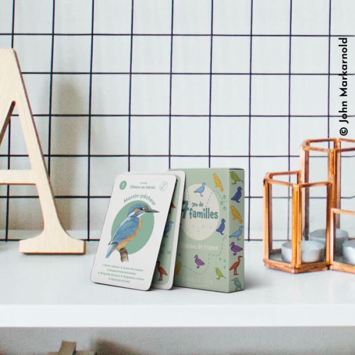 Oiseaux de France - Jeu de Cartes 7 Familles | Apprendre les Oiseaux en S'amusant | LesMinis.fr