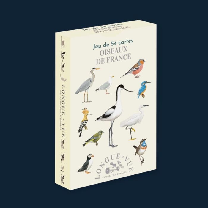 Oiseaux de France - Jeu de 54 Cartes classique française | LesMinis.fr