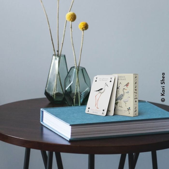 Oiseaux de France - Jeu de 54 Cartes classique française | LesMinis.fr