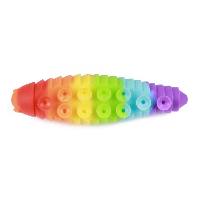 Squido Pop Escargot Arc-en-Ciel | Fidget Ventouses Silicone – LesMinis