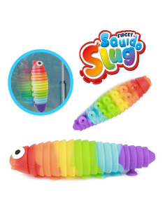 Squido Pop Escargot Arc-en-Ciel | Fidget Ventouses Silicone – LesMinis