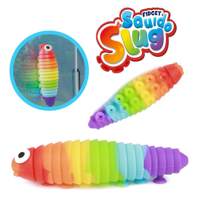Squido Pop Escargot Arc-en-Ciel | Fidget Ventouses Silicone – LesMinis