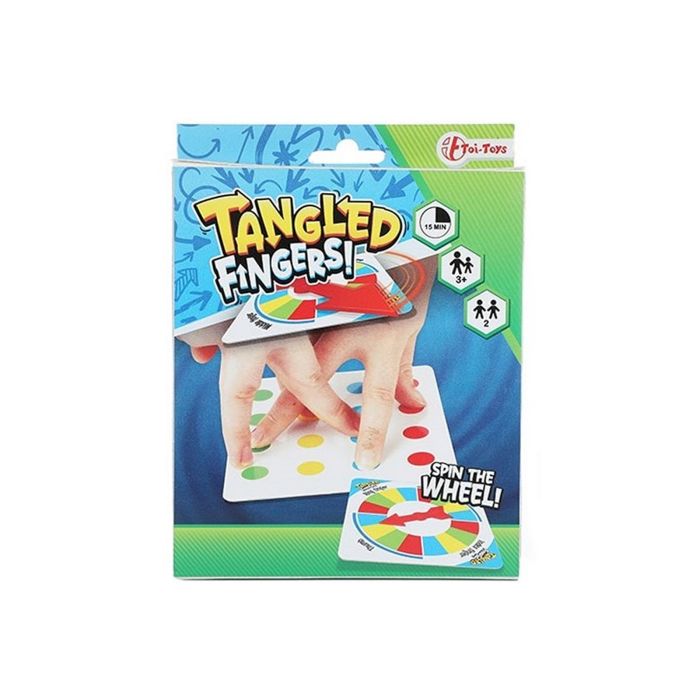 Tangled Fingers - Twister Miniature pour Doigts - Coordination et Gym des Doigts