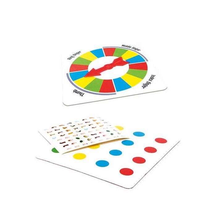 Tangled Fingers - Twister Miniature pour Doigts - Coordination et Gym des Doigts