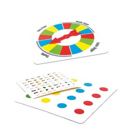 Tangled Fingers - Twister Miniature pour Doigts - Coordination et Gym des Doigts