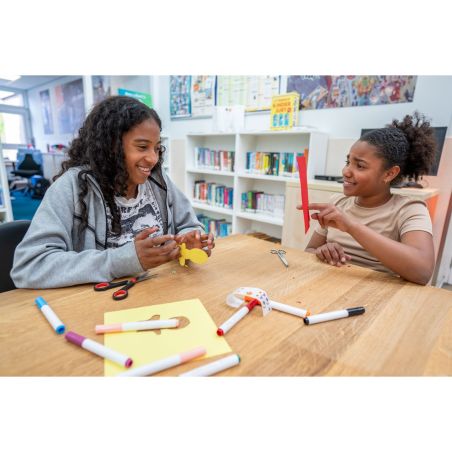 Jeu de Cartes Connect & Create - Stimulez la Créativité et le langage de Vos Enfants