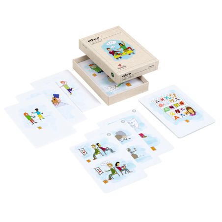 Jeu de Cartes Connect & Create - Stimulez la Créativité et le langage de Vos Enfants