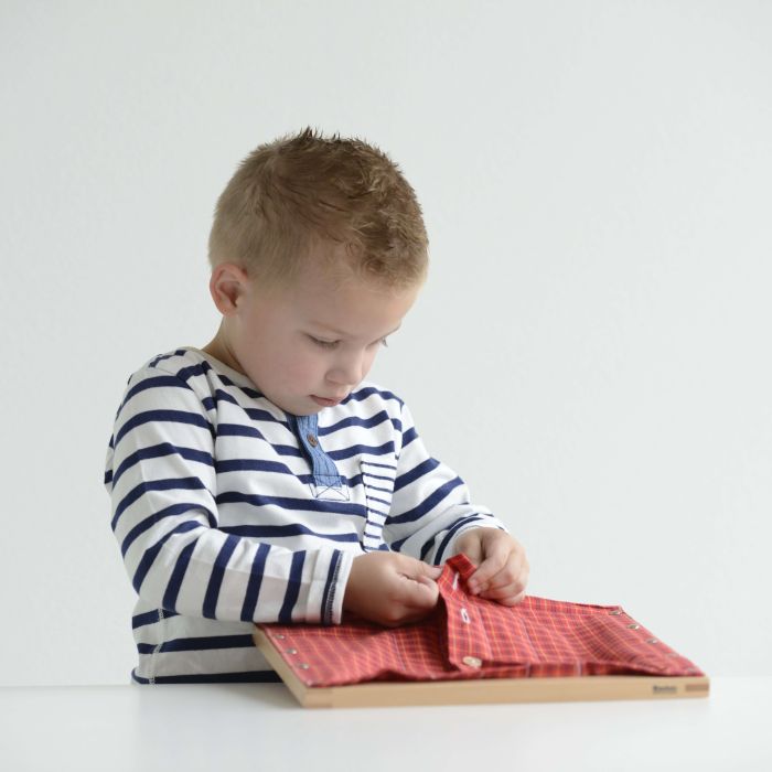 Cadre d'Habillage Montessori - Petits Boutons pour Développer l'Autonomie