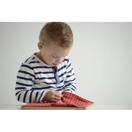 Cadre d'Habillage Montessori - Petits Boutons pour Développer l'Autonomie