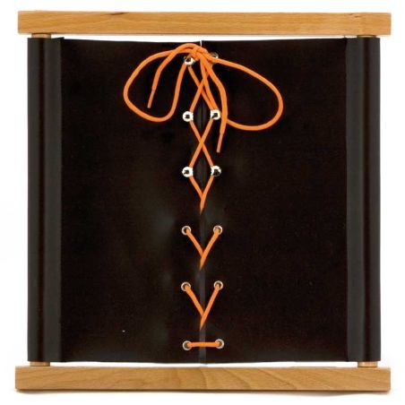 Cadre à Lacets Montessori - Développez l'Autonomie de Votre Enfant