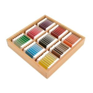 Troisième boîte de tablettes couleurs — Matériel Montessori sensoriel 