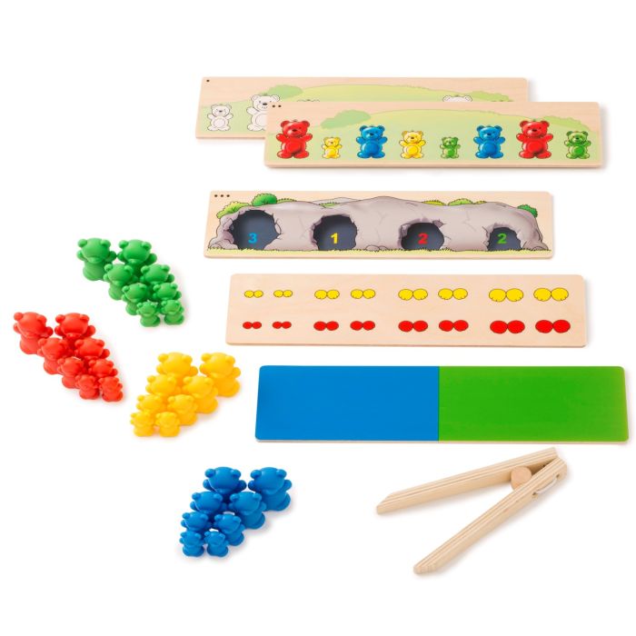 Jeu de Tri des Oursons - Motricité Fine et Apprentissage des Couleurs