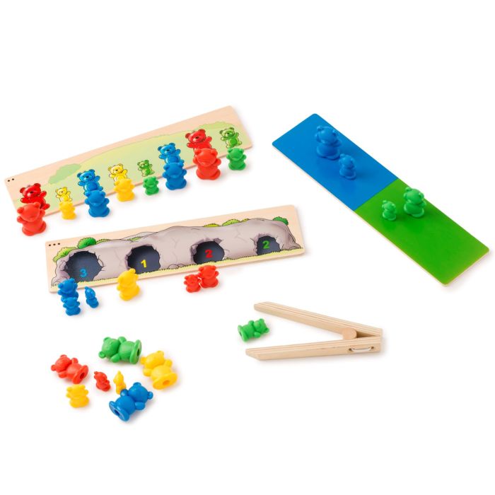 Jeu de Tri des Oursons - Motricité Fine et Apprentissage des Couleurs