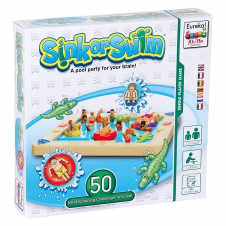 Jeu de réflexion : Sink or Swim AhHa Game de Eureka : Développez Votre Logique