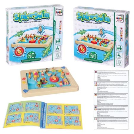 Jeu de réflexion : Sink or Swim AhHa Game de Eureka : Développez Votre Logique