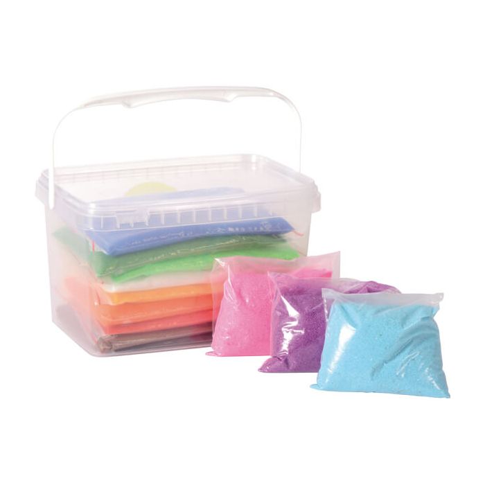 Sable Décoratif pour Plateaux Sensoriels - 12 Couleurs