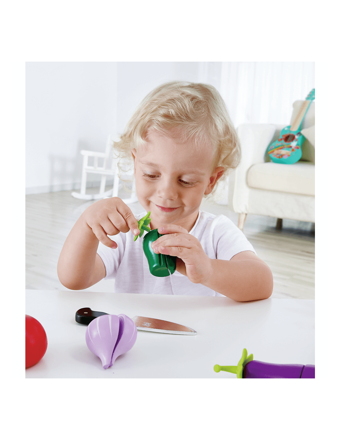 Grill Jouet Et Set Dinette Enfant – Barbecue Avec Fruits Et Légumes à Couper, Accessoires Cuisine En Plastique, Jeu De Rôle Chef, Dès 3 Ans