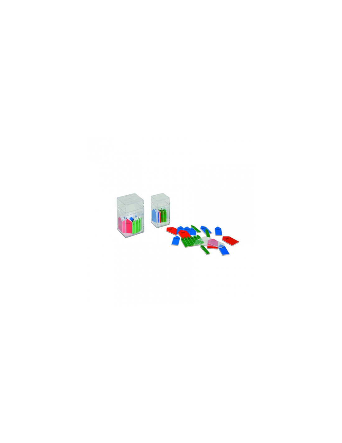 Lot De 100 Chaînes à Billes Colorées 12 Cm - Pour Porte-Clés, Décorations, Étiquettes - Métal Avec Boucles - 5