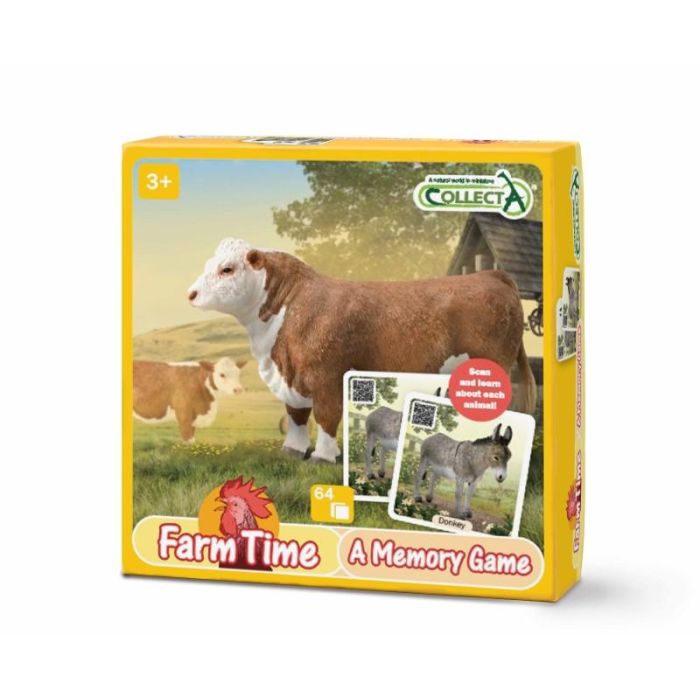 Mémo Animaux de la Ferme CollectA – Jeu Éducatif et Montessori | Les Minis