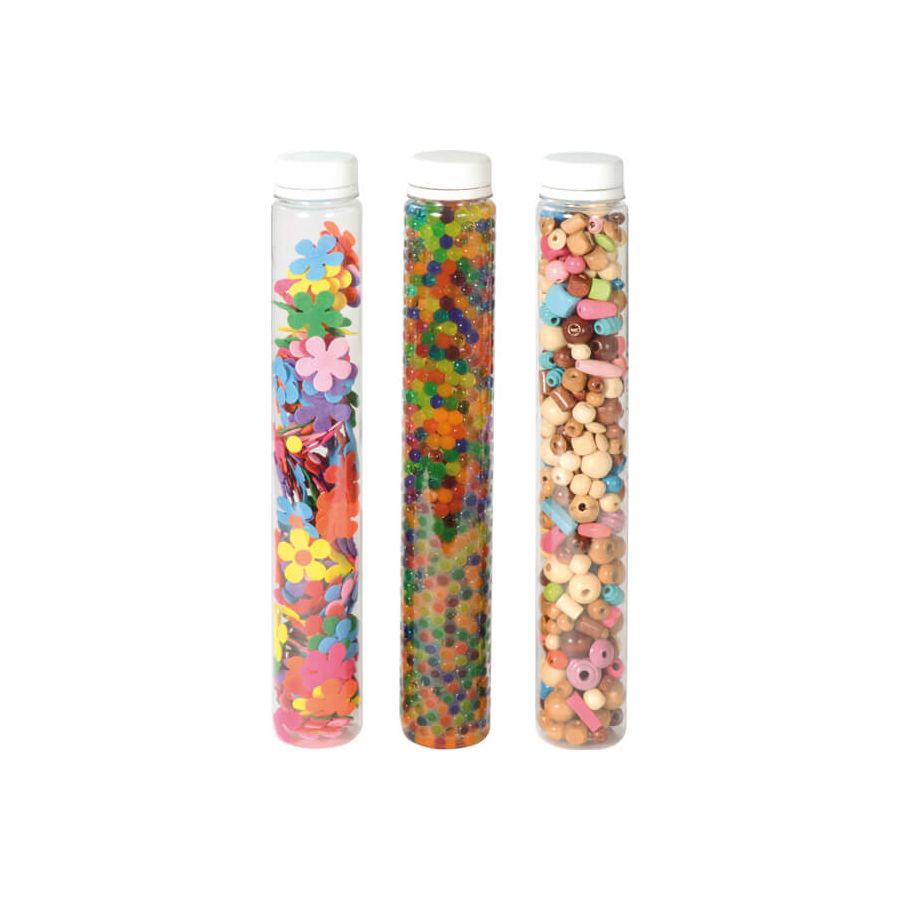 Tube sensoriel à personnaliser - Expériences sensorielles pour enfants dès 3 ans