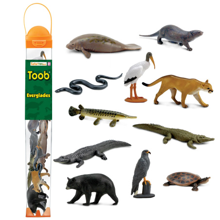 Tube Figurines Everglades Safari Ltd® | Animaux des Zones Humides