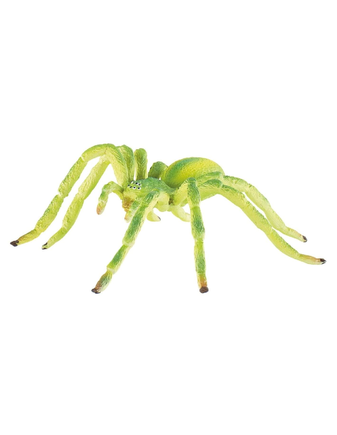 2 Figurines Animaux Sauvages Bullyland - Araignée (Tarantule) Et Loup - Occasion Comme Neuves