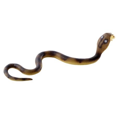 Figurine Cobra Bullyland : Le Serpent Royal au Capuchon Emblématique | LesMinis.fr