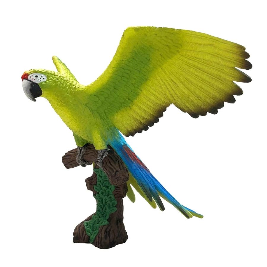 Ara militaire (Ara militaris) | Figurine oiseau perroquet Bullyland 69392