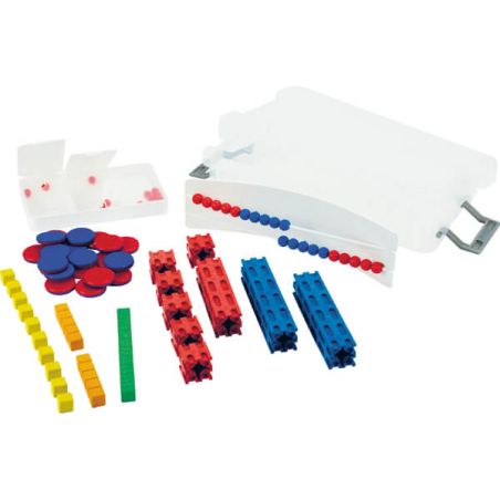 Matériel Pédagogique de Mathématiques - Basic Plus de 58 Pièces | Apprendre à Compter