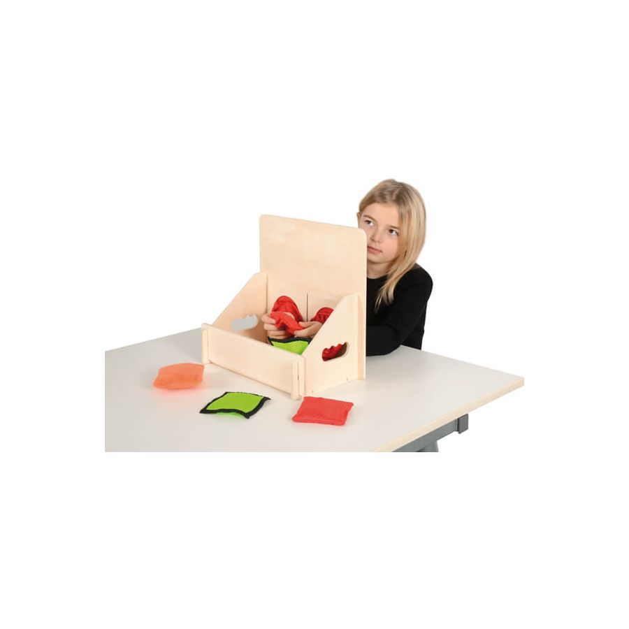 Boite tactile - Jeu mystère toucher -  Développement Sensoriel et Vocabulaire | LesMinis.fr