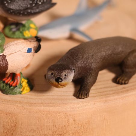 Figurines Loutres de Mer - Maia and Borges : Les Mammifères Marins Joueurs | LesMinis.fr